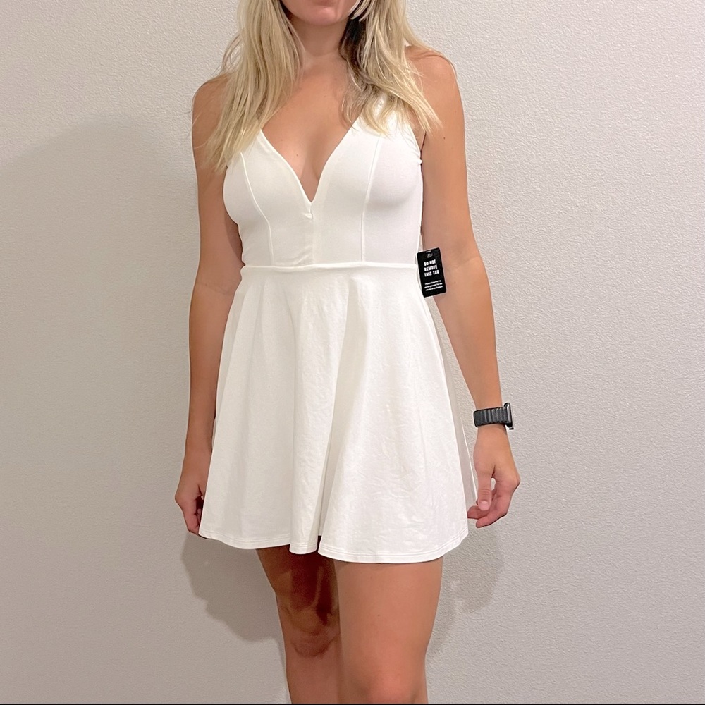 Express White Short Dress